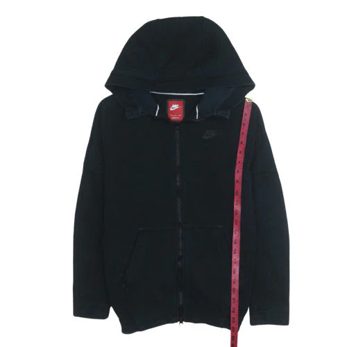 Nike Men's Black Full Zip Fleece Hoodie Size S Regular Fit - Image 3