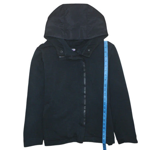 Nike Men's Black Full Zip Hooded Fleece Hoodie Size M - Image 3
