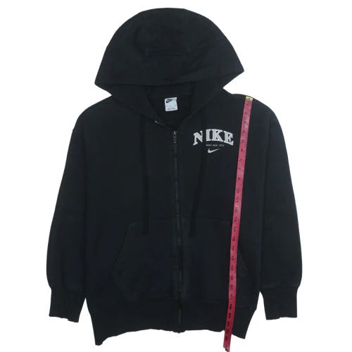 Nike Men's Black Full Zip Hoodie Fleece Regular Fit Size M - Image 2