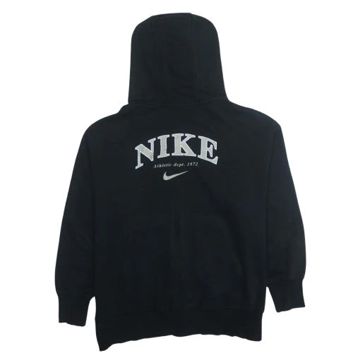 Nike Men's Black Full Zip Hoodie Fleece Regular Fit Size M - Image 4