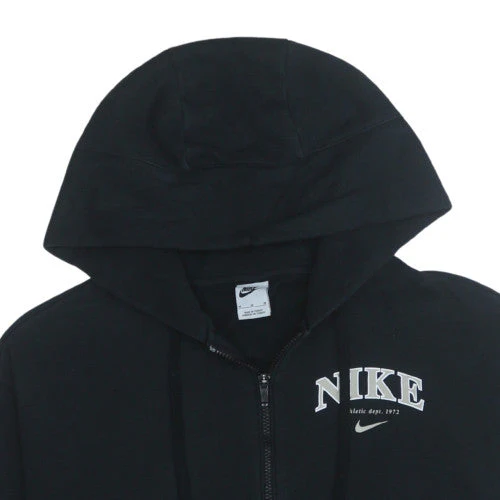Nike Men's Black Full Zip Hoodie Fleece Regular Fit Size M - Image 8