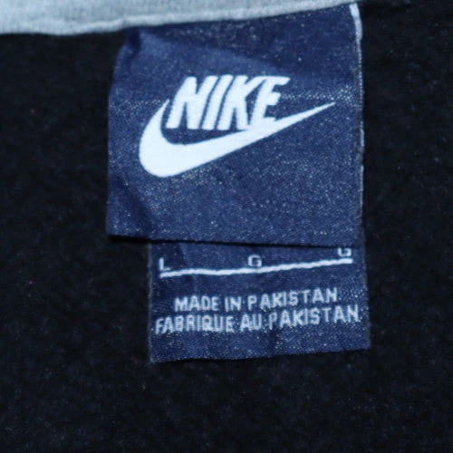 Nike Men's Black Full Zip Hoodie L Fleece Sportswear - Image 6