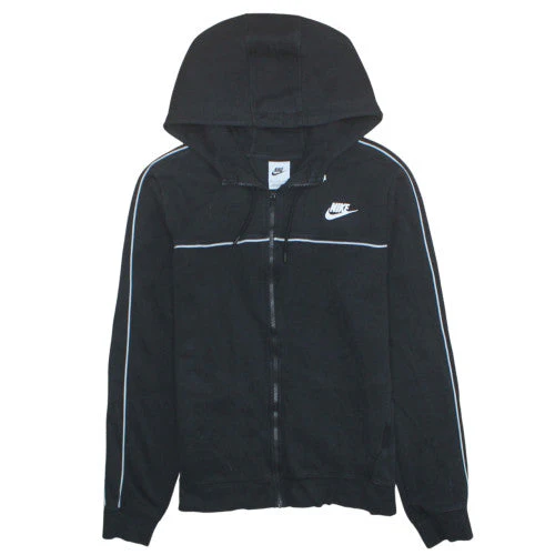Nike Men's Black Full Zip Hoodie M Regular Fleece Sportswear