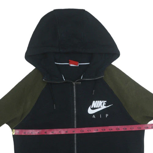 Nike Men's Black Full Zip Hoodie M Sports Fleece Sweatshirt - Image 3