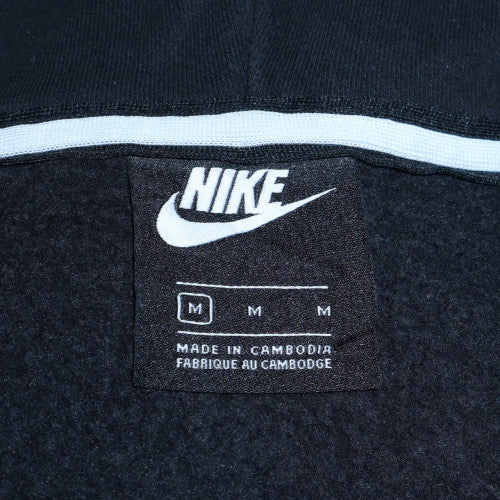 Nike Men's Black Full Zip Hoodie Medium Sports Fleece - Image 4