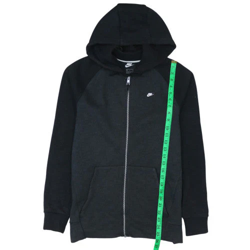 Nike Men's Black Full Zip Hoodie S Regular Fit Fleece Sportswear - Image 2