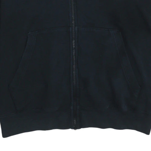 Nike Men's Black Full Zip Hoodie Size L Fleece Sportswear - Image 8