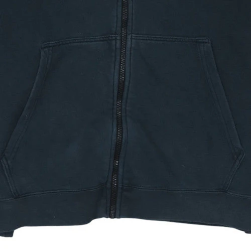 Nike Men's Black Full Zip Hoodie Size L Fleece Sweatshirt - Image 7
