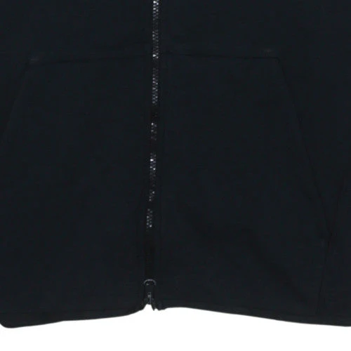 Nike Men's Black Full Zip Hoodie Size M Fleece Sweatshirt - Image 7
