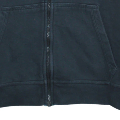 Nike Men's Black Full Zip Hoodie Size M Fleece Sweatshirt - Image 7