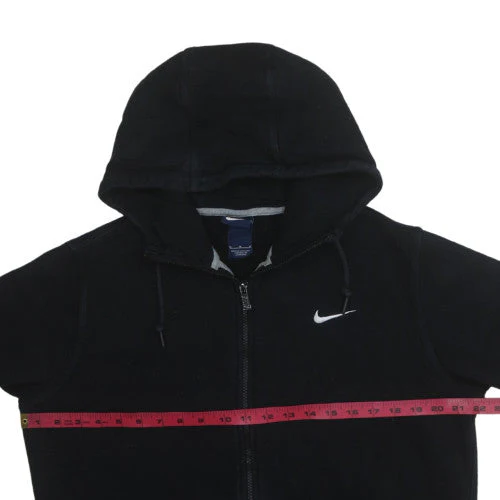 Nike Men's Black Full Zip Hoodie Size S Fleece Sportswear - Image 2