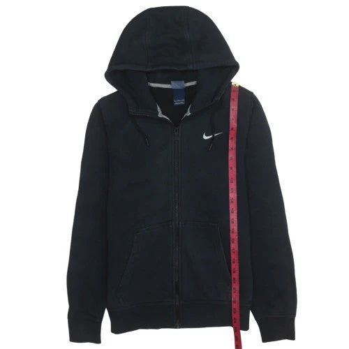 Nike Men's Black Full Zip Hoodie Size S Fleece Sportswear - Image 3