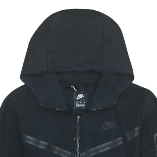 Nike Men's Black Full Zip Hoodie Size S Sports Fleece Jacket - Image 7