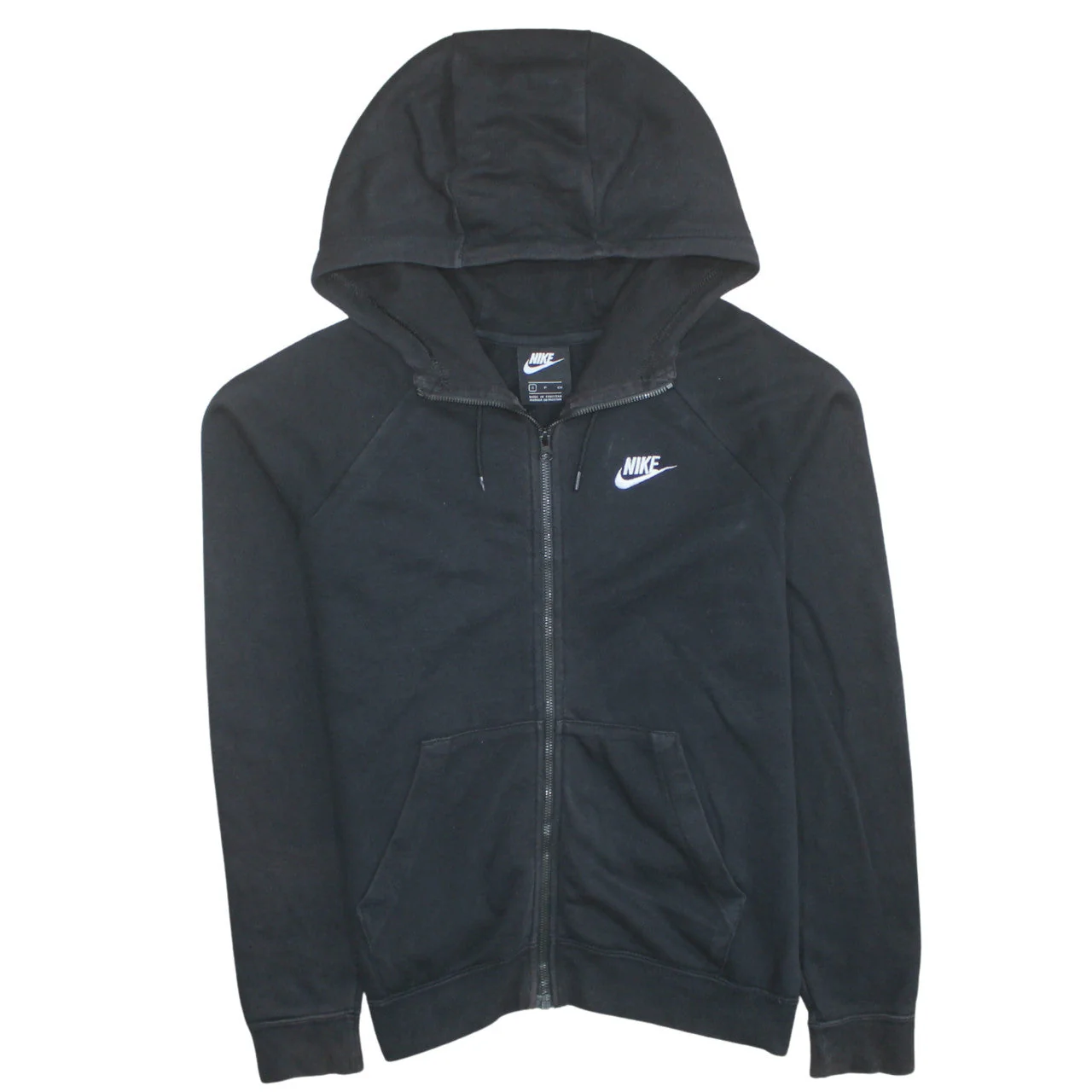 Nike Men's Black Full Zip Hoodie Size S Sportswear Fleece