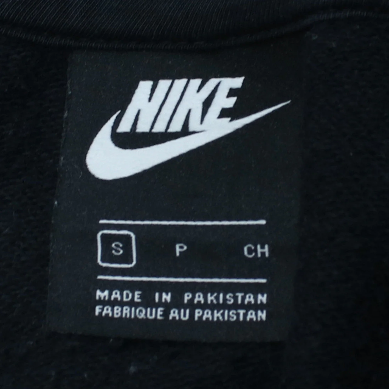 Nike Men's Black Full Zip Hoodie Size S Sportswear Fleece - Image 5