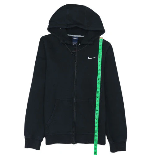 Nike Men's Black Full Zip Hoodie Small Fleece Sweatshirt - Image 3