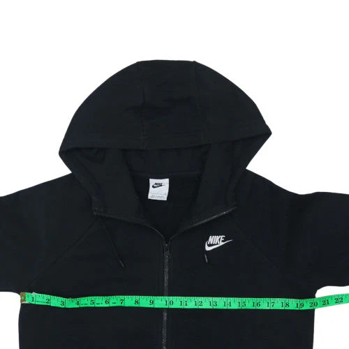 Nike Men's Black Full Zip Hoodie Small Fleece Sweatshirt - Image 3