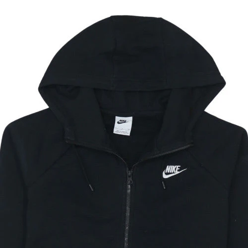 Nike Men's Black Full Zip Hoodie Small Fleece Sweatshirt - Image 8