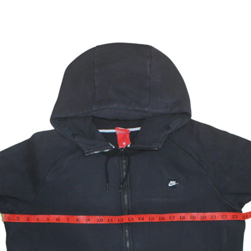 Nike Men's Black Full Zip Hoodie XL Fleece Sportswear - Image 2