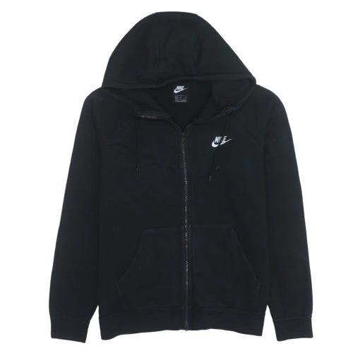 Nike Men's Black Full Zip Hoodie XL Fleece Sweatshirt