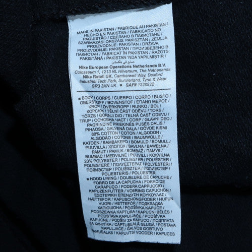 Nike Men's Black Full Zip Hoodie XL Fleece Sweatshirt - Image 6