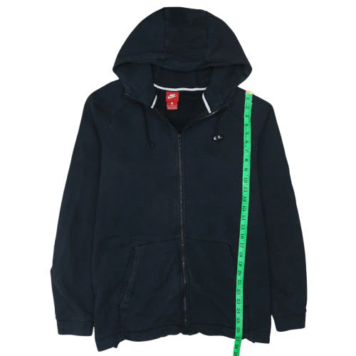 Nike Men's Black Full Zip Hoodie XL Regular Fit Sportswear - Image 2