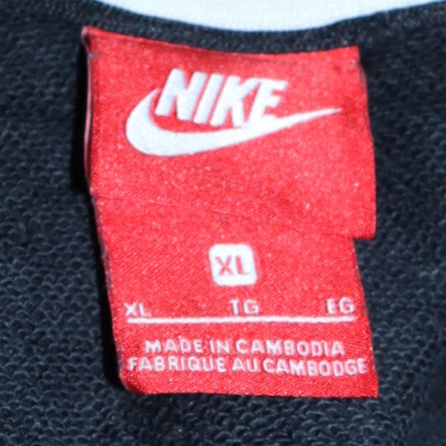 Nike Men's Black Full Zip Hoodie XL Regular Fit Sportswear - Image 5