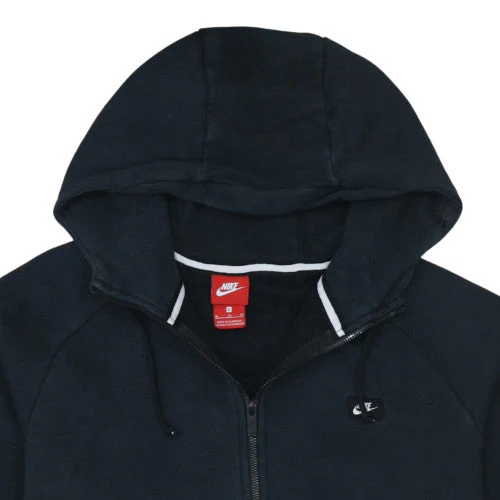 Nike Men's Black Full Zip Hoodie XL Regular Fit Sportswear - Image 7