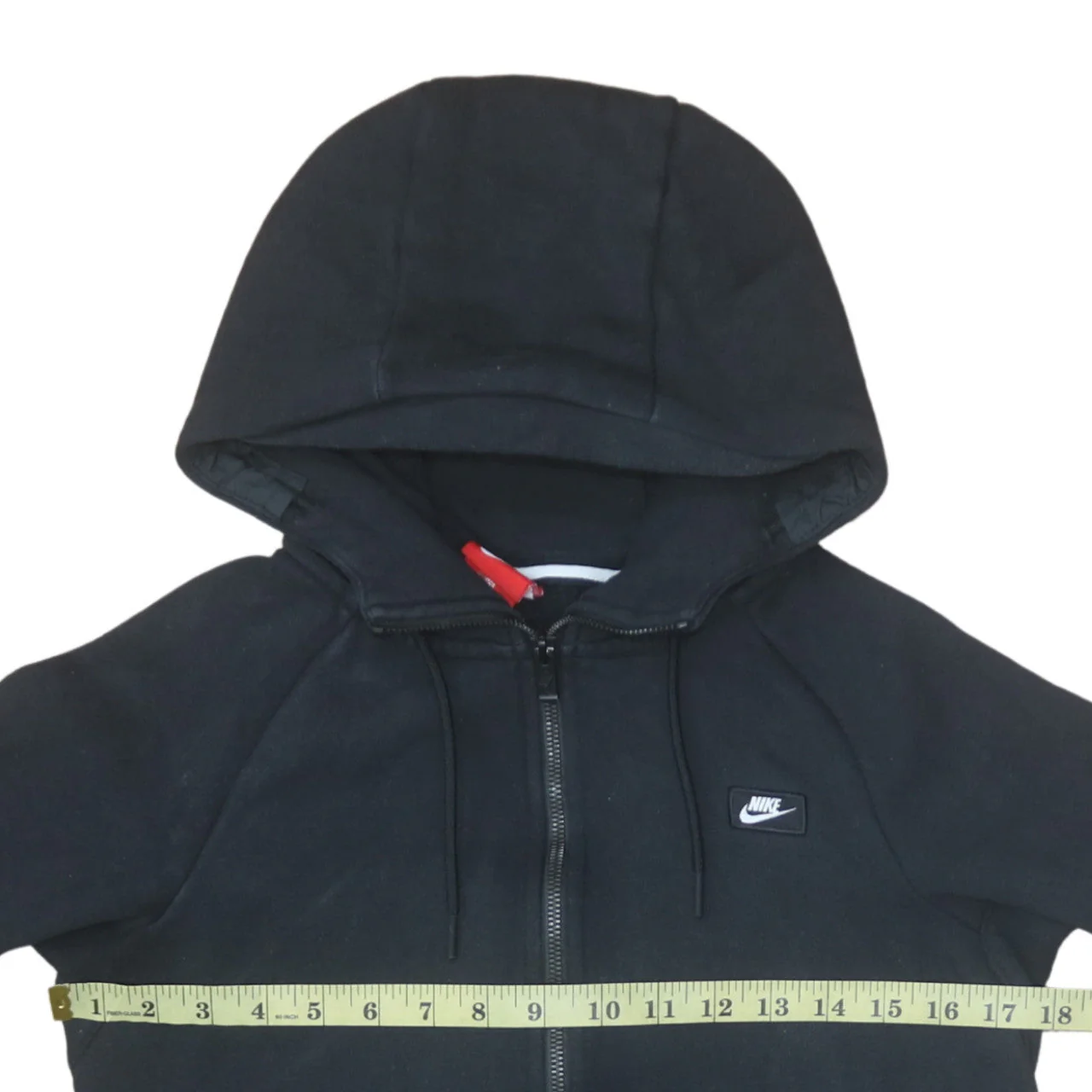 Nike Men's Black Full Zip Hoodie XS Fleece Sweatshirt - Image 3