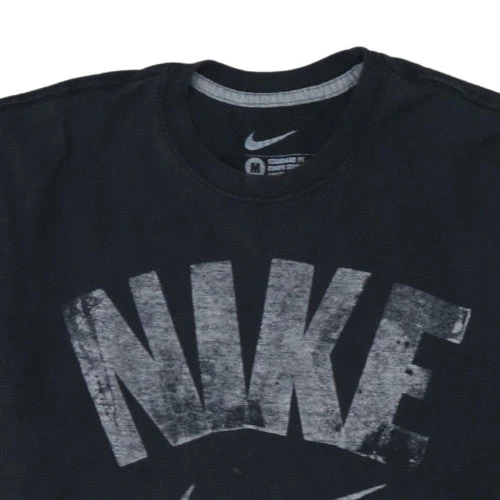 Nike Men's Black Graphic Crew Neck Short Sleeve T-Shirt M - Image 6