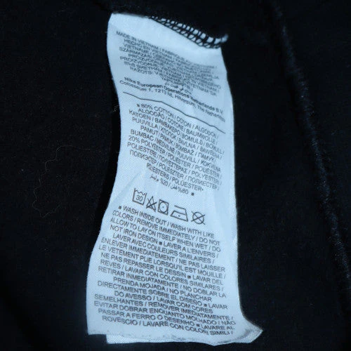 Nike Men's Black Graphic Pullover Sweatshirt M Crew Neck Fleece - Image 6