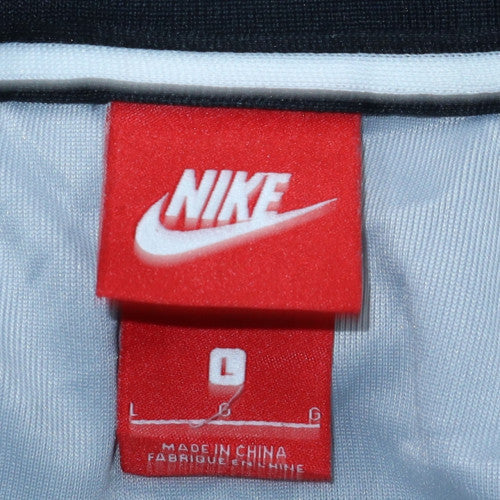 Nike Men's Black & Grey Track Jacket Size L Full Zip Polyester - Image 5