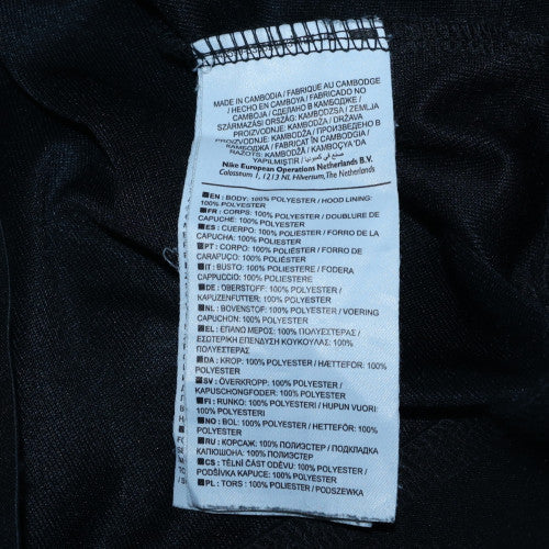 Nike Mens Black Half Zip Hoodie S Regular Fit Sports Pullover - Image 6