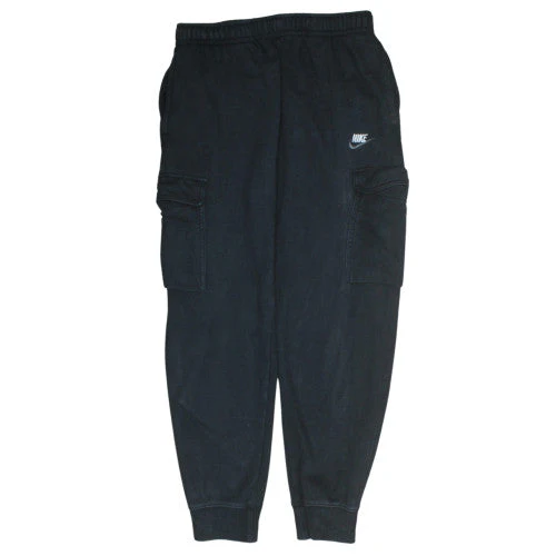 Nike Men's Black Jogger Activewear Trousers Size M Elastic Waist