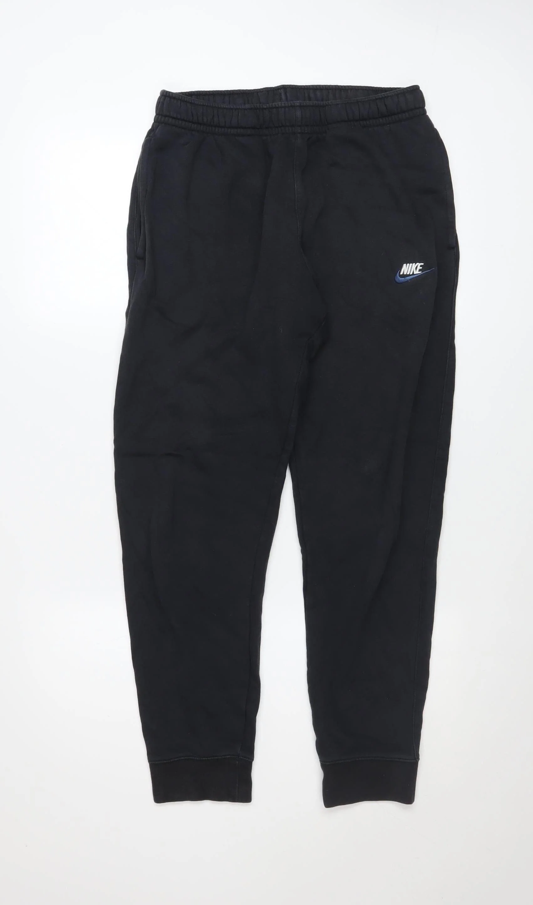 Nike Men's Black Jogger Fleece Trousers Size M Regular Fit