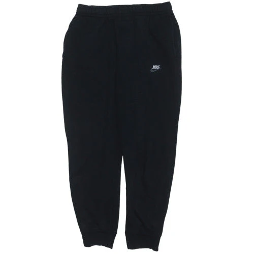 Nike Men's Black Jogger Sweatpants M Adjustable Waist Cotton Blend