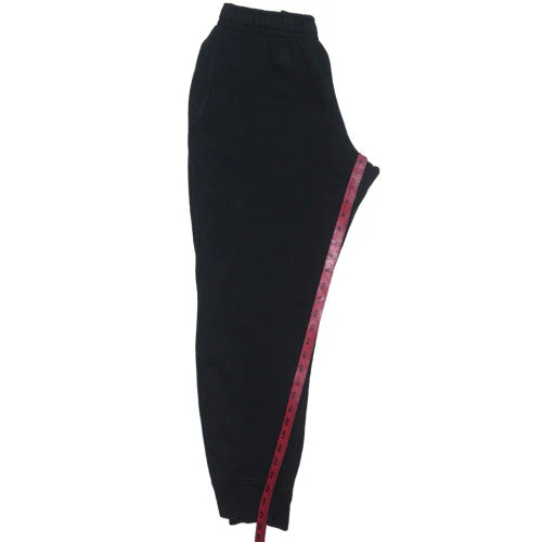 Nike Men's Black Jogger Sweatpants M Adjustable Waist Cotton Blend - Image 3