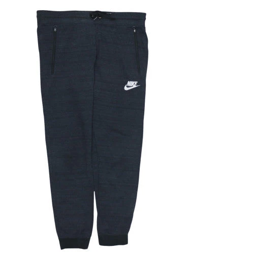 Nike Men's Black Jogger Sweatpants Size M French Terry Tapered Fit