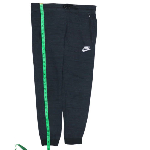 Nike Men's Black Jogger Sweatpants Size M French Terry Tapered Fit - Image 2
