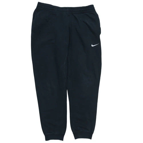 Nike Men's Black L Fleece Sweatpants Joggers Tapered Fit