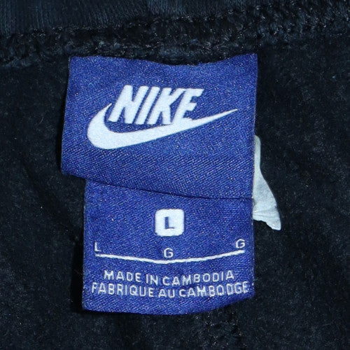 Nike Men's Black L Fleece Sweatpants Joggers Tapered Fit - Image 5