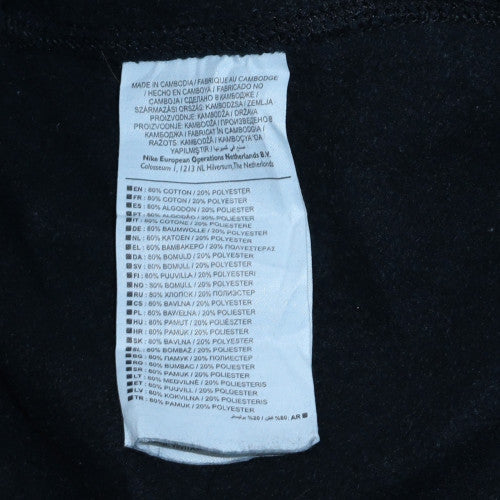 Nike Men's Black L Fleece Sweatpants Joggers Tapered Fit - Image 6