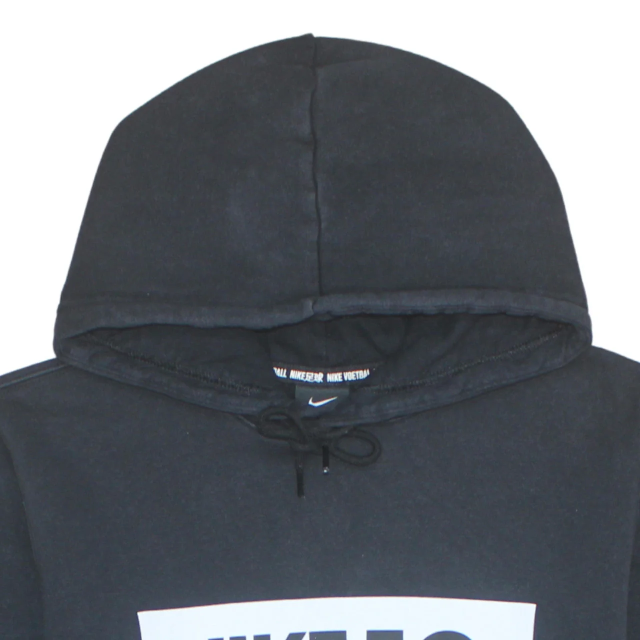 Nike Men's Black Large Pullover Hoodie Fleece Logo Sweatshirt - Image 7