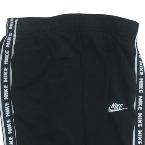 Nike Men's Black Logo Jogger Trousers Size S - Image 8