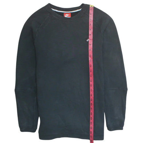 Nike Men's Black M Crew Neck Pullover Sweatshirt 80% Cotton - Image 2