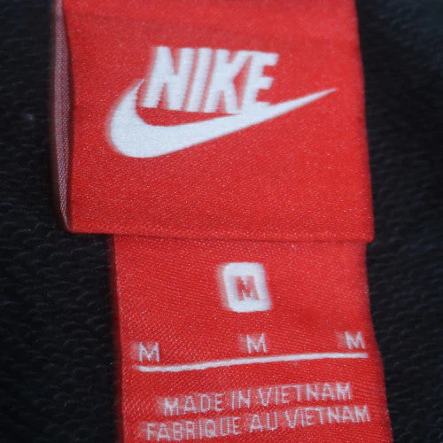 Nike Men's Black M Crew Neck Pullover Sweatshirt 80% Cotton - Image 5