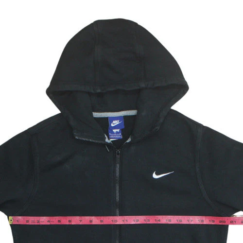 Nike Men's Black M Full Zip Hoodie Sweatshirt Sportswear - Image 2