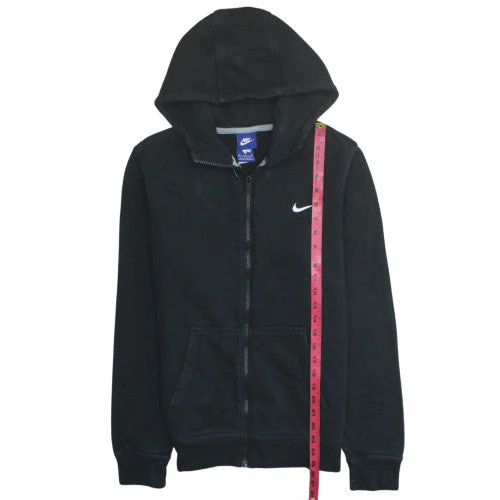 Nike Men's Black M Full Zip Hoodie Sweatshirt Sportswear - Image 3
