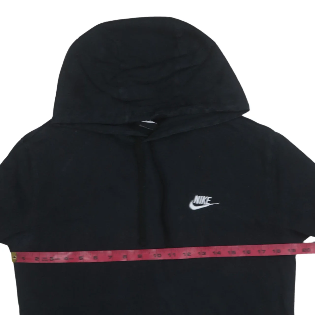 Nike Men's Black M Pullover Hoodie Sweatshirt Cotton Logo - Image 2