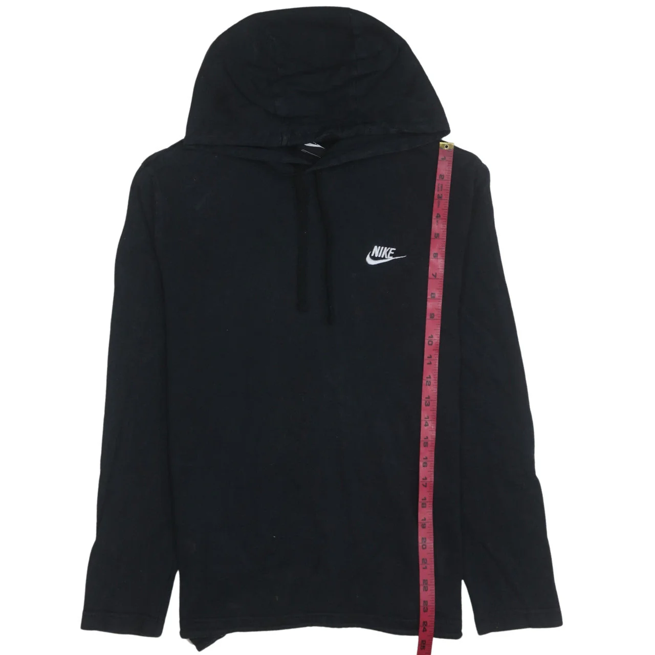 Nike Men's Black M Pullover Hoodie Sweatshirt Cotton Logo - Image 3